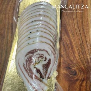 Pancetta tranchée de porc Mangalitza ≃ 250gr